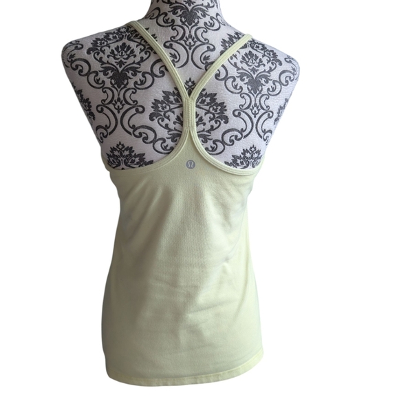 Lululemon Power Y Tank Run Yoga Womens 10 Activewear Athleisure Bright Luon 2013 - Picture 4 of 8